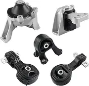 JDMON 5Pcs Engine Motor & Transmission Mount Replacement for Honda CR-V 2007-2011 L4 2.4L DOHC Petrol Compatible with A4535,A4536,A4595,A4598,A65010,50880SWAA81,50890SWAA81,50820STKA02,50850SWAA81