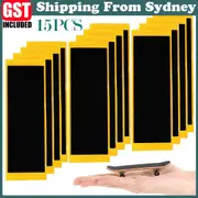 15 PCS Proffessional Fingerboard Black Foam Grip Tape 38X110Mm Skateboard Foam