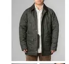 Barbour Premium Line Ashby Polarquilt Jacket Sage Green MSRP$395 British Luxury