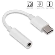 USB C to 3.5mm Audio Adapter for Samsung Galaxy S20 S20+ S20+ Note 10-White