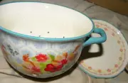 Pioneer Woman Ceramic Whildflower Whimsy Colander & Drip Plate