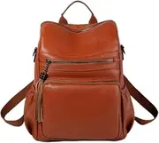 [Generic] Women Backpack Purse Leather Vegan Ladies Fashion Designer Tassel Rucksack Convertible Travel Shoulder Bag