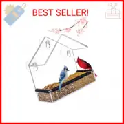Window Bird Feeder for Outside Viewing - Clear Window Bird Feeders with Strong S