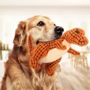 Dogs Pet Soft Plush Dinosaur Toys Squeaky Interactive Durable Chew Toys Plushie