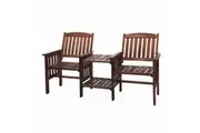 Livsip Outdoor Bench Garden Bench - Charcoal