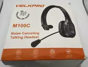 VELKPRO N100C Wireless Noise Canceling Talking Headset Bluetooth w/ Microphone
