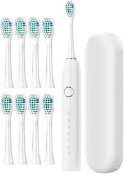 Electric Toothbrush,Electric Toothbrushes - Rechargeable 40000 VPM 6 Modes 2-Minute Smart Timer Fast Charge Lasts 180 Days Toothbrush For Adults