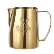 Jibbi Milk Steaming Frothing Pitcher Stainless Steel Non-stick Milk Jug Pull Flower Cup Perfect compatible with Coffee Cappuccino Latte 400