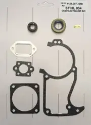 Gasket set for Stihl MS360, 036, MS340, 034 crankcase, cylinder, muffler gaskets