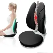 Ergonomic Lumbar Support Cushion for Office Chair,Memory Foam seat Cushion fo...