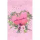 Alexandria: Personalized Small Journal - Gift Idea for Women & Girls (Pink Floral Heart Wreath)