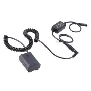 USB-C Type-C to NP-FZ100 Dummy Battery Power Adapter Cable for Sony A9 A1 A7RIII