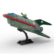 Spaceship Model with Display Stand Building Toys & Blocks 628 Pieces Sculptures
