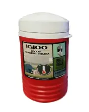 1 Quart Igloo Legend Water Cooler with Flexible Shoulder Strap Red