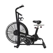 Fan Resistance Exercise Air Bike Black