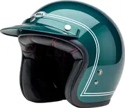 Bell Custom 500 Steve McQueen Riverside, open face helmet , color: Dark Green/White , size: XL