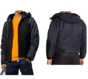 Diesel Custer Faux Fur Lining Zip Jacket -Perfect for very cod weather SZ L