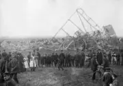 Crashed Zeppelin Lz 18 L2 Aviation History Old Photo