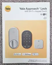 Yale Approach Lock with Wi-Fi +Keypad Touch Smart Lock - Silver