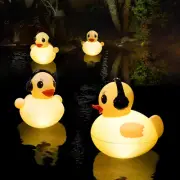Floating Pool Lights, Solar Powered Duck Pool Lights Waterproof, 16-Inch Outd...