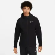 Mens Nike Flex Vent Max Dri-FIT Winterised Stretch Full Zip Hoodie Jacket Black