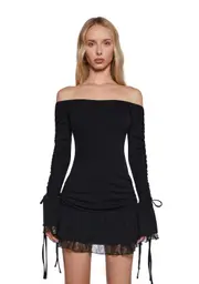[Current Mood] Want You Bad Mini Dress - Black