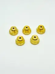 5x Small Size Brass Cone Piece Cones Bonza Bucket Cones Fits Any Stem Size