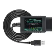 OBD2 Adapter USB ELM327 Scanner with FT232RL 18F25K80 V1.4 Original Chip,Fit ...