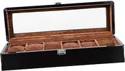 LIGIGWASH Elegant Watch Display Box Watch Storage Case for Collectors Durable Practical Design Simple Stylish Home Decor
