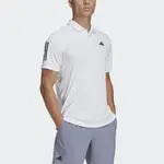 ADIDAS 男生款 CLUB 3STR POLO 短袖上衣 HS3268 襯衫 愛迪達 排汗衫 運動短袖