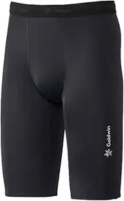 [Goldwin] GC03356 Men's Sports Tights, C3fit Compression Half Tights, Compression Design, UV Guard, Running