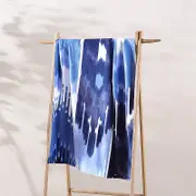 John Robshaw Malda Beach Towel Indigo