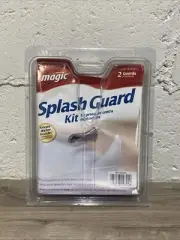 Magic Splash Guard Kit White 2-Pack for Shower Bath