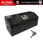 30"× 13"× 13 " Black Aluminum Storage Tool Box for RV Trailer Truck Pickup ATV