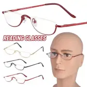 Resin Eyeglasses Half Moon Reading Glasses +1.00~+4.0 Diopter Reading Glasses