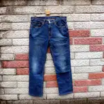 LEVIS 514 二手牛仔褲-正品 低腰合身 彈性-(LEVIS 00514-0985)-W34