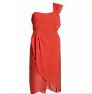 Cooper St One Shoulder Red Dress Size 16