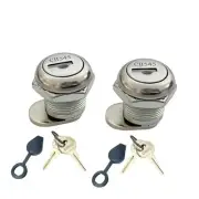 2Pcs Truck Tool Box Lock with Keys - Replacement Pickup Toolbox Lock Cylinder...