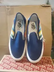 Vans Slip-on Retro Low Top Canvas Womes 8.5/ Mens 7 * N.I.B * Shoes