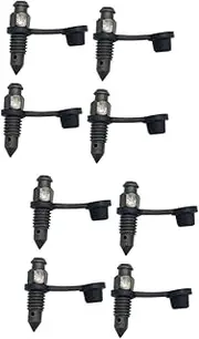 ULTECHNOVO Sets Motorcycle Supply Metal Motorbike Exhaust Screw Brake Bleeder Screw Cap High Strength for Cars Bikes Pack