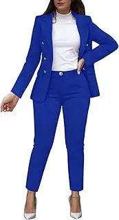 [Generic] Women's Two Piece Sets Open Front Top and Slim Fit Pants Dressy Business Casual Outfits Fall Casual Fashion Work Sets