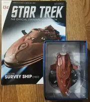 Star Trek Eaglemoss Vulcan Survey Shp Starship & magazine #134