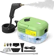 Steam Cleaner, 2200 W Steam Cleaner Handheld Device for Everything, with 9 Attachments, 1200 ml Tank, Multi-Purpose Hand Steam Cleaner for Degreasing, Kitchen, Car, Windows, Sofas, Floors