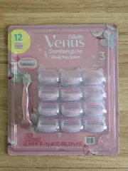 Gillette Venus ComfortGlide White Tea Women's 1 Razor Handle & 12 Blade Refills