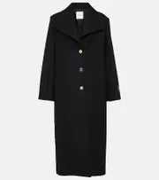 [Patou] Patou Wool-blend coat AU 14 black