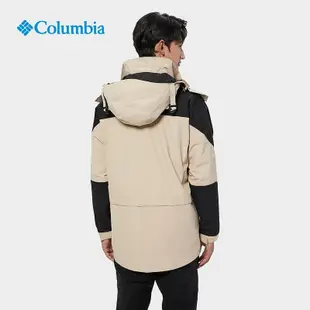 Columbia哥倫比亞男復古ICON防水沖鋒衣抓絨內膽三合一外套WE1696