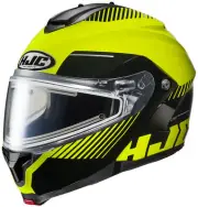 HJC 1247-1113-04 C 91 Prod Electric Snow Helmet SML Hi Viz/Black
