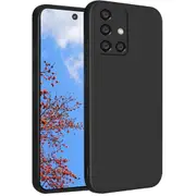 MCC For Samsung Galaxy A51 Soft Liquid Silicone Shockproof Case Cover A515 [Black]