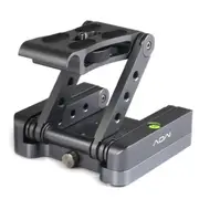 360 Degree Rotation 3-Folding CNC Aluminum Quick Release Plate Holder Tripod M Flex Tilt & Ball Head(Grey)