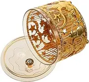 GRADENEVE Eid Mubarak Snack Tray Decorative Serving Plate for Dried Fruits Candies Cookies Middle Eastern Inspired Design Versatile for Celebrations Home Decor
